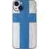 Finland Flag Distressed iPhone 15 Plus Skin
